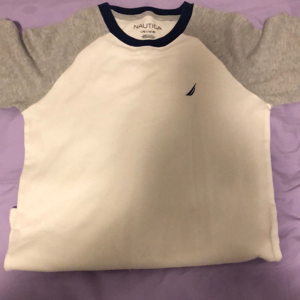 Long sleeve Nautica Shirt. Never worn. Boys 14-16